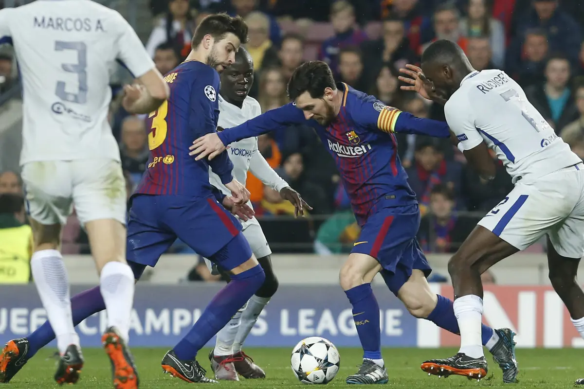 FOTO: Lionel Messi Gemilang, Barcelona Singkirkan Chelsea