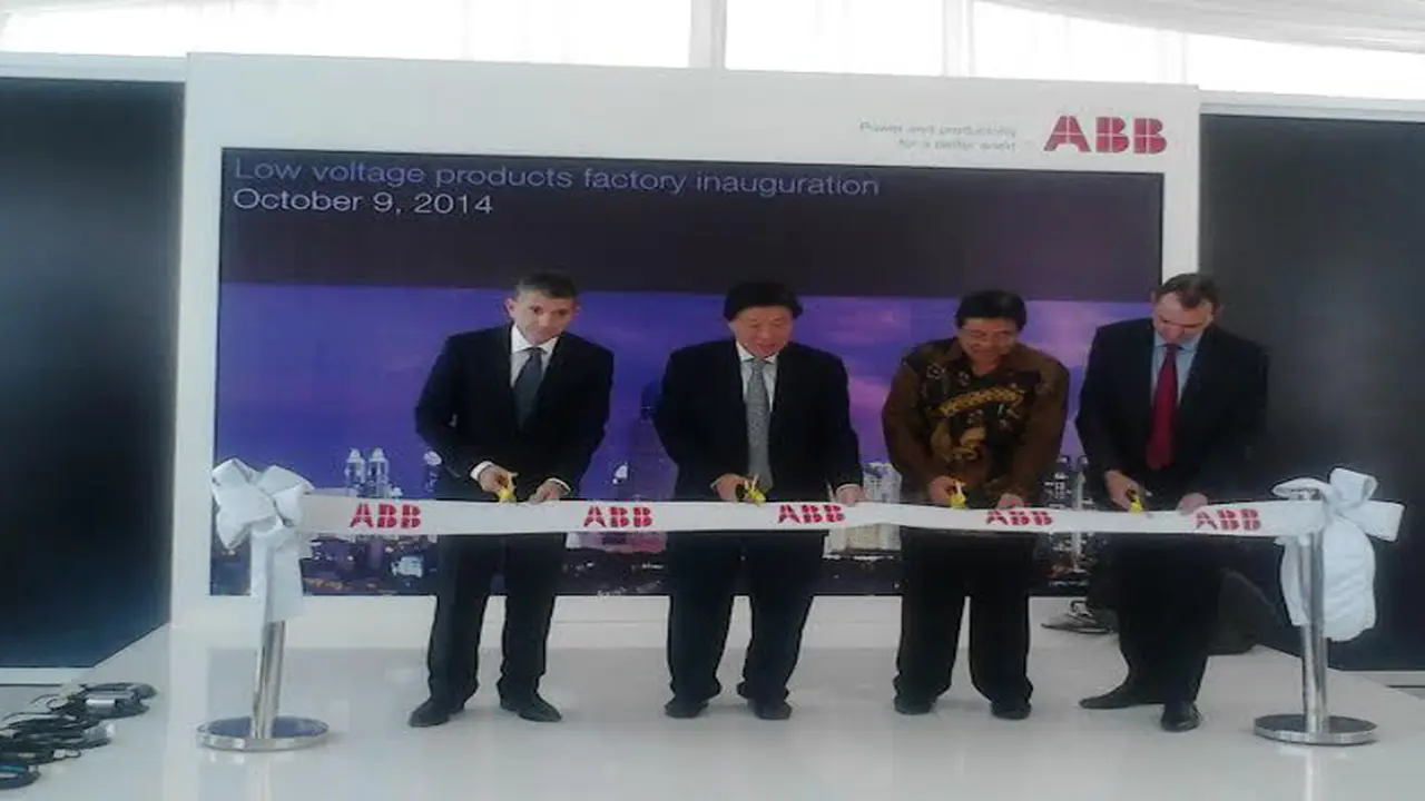 Peresmian Pabrik ABB Indonesia