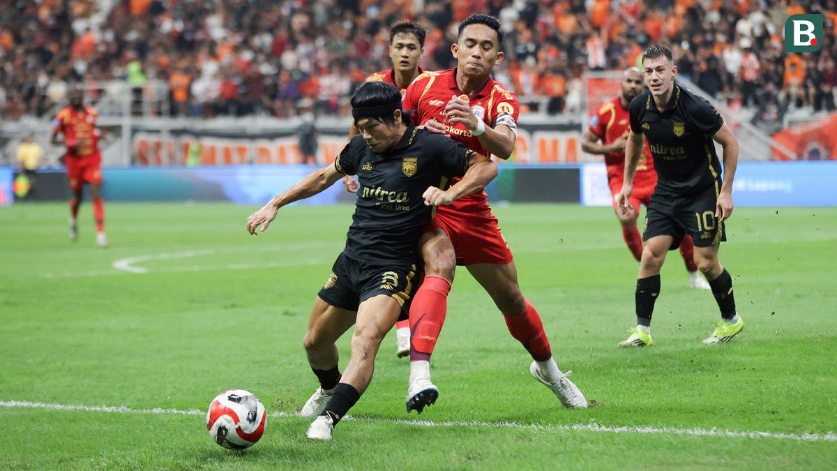 Foto: Empat Gol Tercipta, Laga Persija Jakarta Vs Borneo FC di BRI Super League Berakhir Imbang