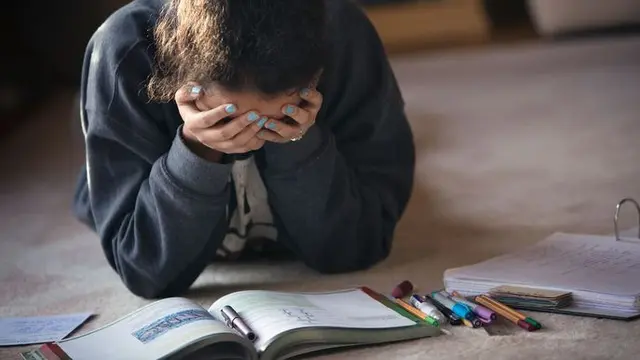 Ilustrasi Stress. (foto: Pinterest/People).