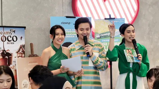 Angga Yunanda dan Shenina Cinnamon.