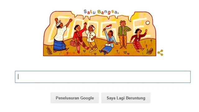 Google Doodle Rayakan Sumpah Pemuda