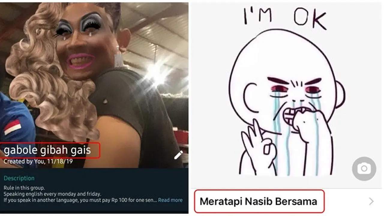 6 Nama Grup WhatsApp Pertemanan Ini Kocak, Bikin Geleng Kepala