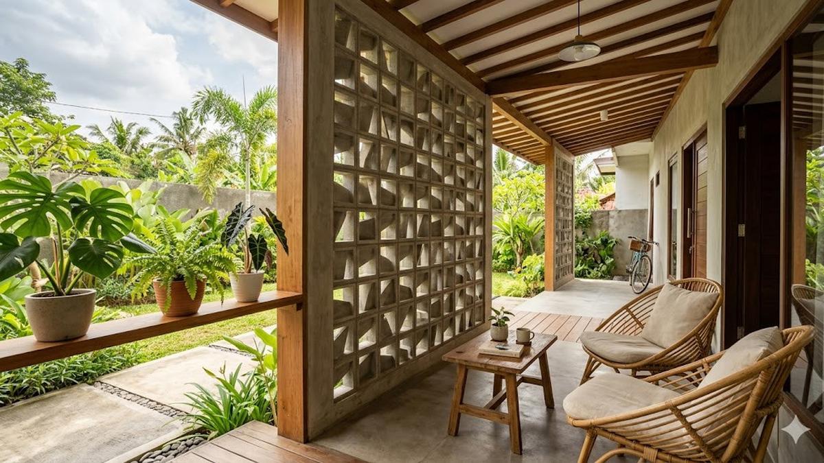 8 Rumah Sederhana Dengan Roster Banyak Agar Lebih Adem dan Hemat Energi, Simak Inspirasi Desainnya