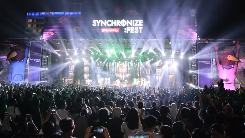 Suasana Penonton Synchronize Fest 2018.