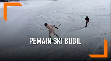 Seorang pemain ski bernama Joss Baldwin melakukan cara yang tidak biasa dalam rangka mengumpulkan dana untuk amal. Joss bermain ski sambil telanjang di Pegunungan Alpen.