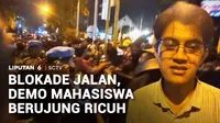 Aliansi mahasiswa Yogyakarta menggelar aksi unjuk rasa hingga malam hari. Demonstrasi sempat diwarnai dengan ketegangan karena massa memblokade jalan.