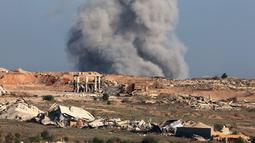 Serangan darat ini ditujukan untuk melumpuhkan pusat utama kelompok Hamas di kota yang sebagian besar mengalami kehancuran akibat hampir dua tahun perang. (Jack GUEZ/AFP)