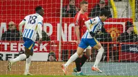 Hasil Liga Inggris: Dipecundangi Brighton di Old Trafford, MU Masih Terpuruk di Papan Bawah