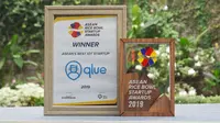 Qlue Raih Penghargaan Best IoT Startup di ASEAN Rice Bowl Startup Awards 2019.  Kredit: Qlue