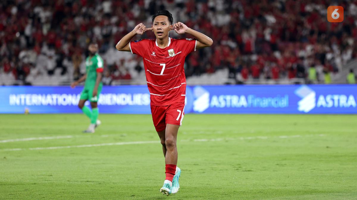 Beckham Putra Pakai Sepatu Lokal Rp 600 Ribuan di Laga Timnas Indonesia vs Saint Kitts and Nevis