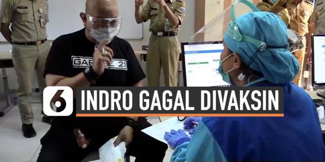 VIDEO: Pelawak Senior Indro Warkop Gagal Divaksin Covid-19, Kenapa?