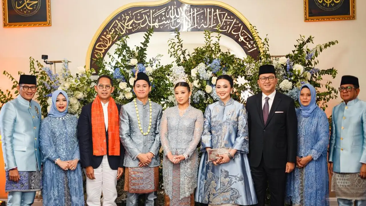 Atheera Putri Sandiaga Uno dan Panji Bagas Dwiprakoso Menikah