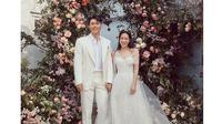 Hyun Bin dan Son Ye Jin  resmi menikah di Seoul, Korea Selatan, hari ini, Kamis (31/3/2022) (dok.Instagram/@vast.ent/https://www.instagram.com/p/CbwUBY8JwaS/Komarudin)