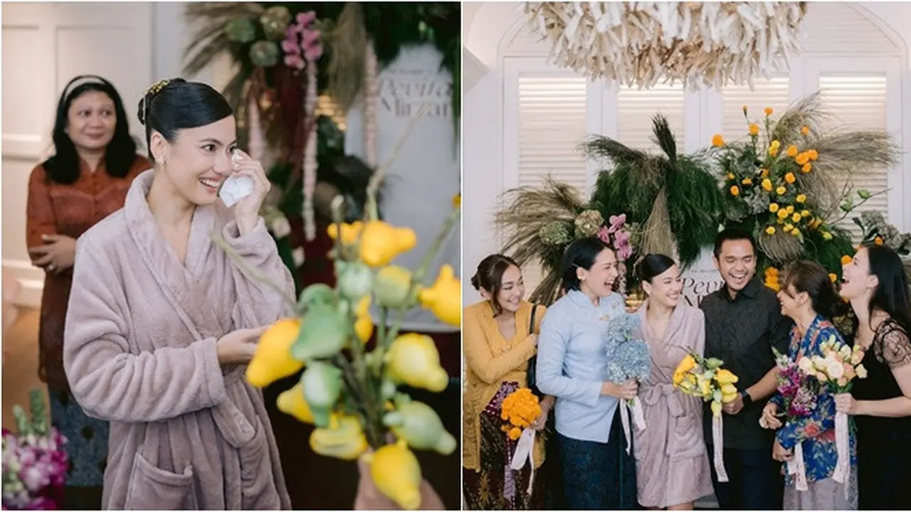 6 Potret Pertunangan Pevita Pearce yang Baru Diunggah, Penuh Haru Bahagia