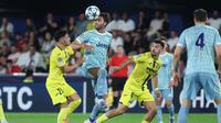 Duel sengit Villarreal kontra Juventus di Liga Champions. (Thomas COEX / AFP)