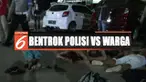 Bukan hanya melawan, massa juga menyerang menyerang polisi. Akibatnya, Ipda Arsan dan Bripka Darmawan mengalami luka tusuk di bagian perut dan leher.