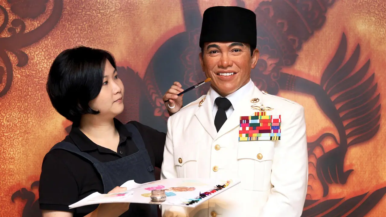 Patung Lilin Soekarno Lengkapi Koleksi Madame Tussauds Hong Kong