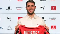Penyerang anyar AC Milan, Santiago Gimenez. (dok. AC Milan)