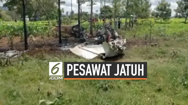 VIDEO: Pesawat Pembawa Misionaris Amerika Jatuh