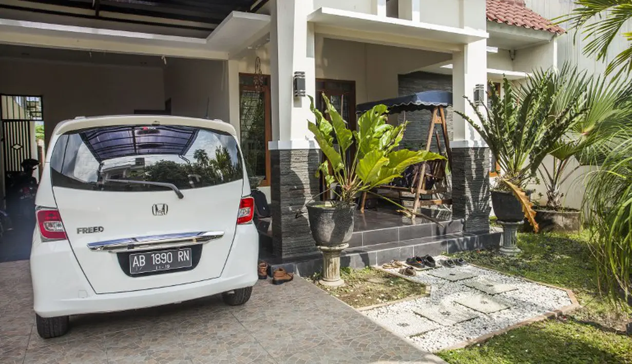 Ini penampakan rumah Wina yang dijualnya seharga hampir 1 Miliar, Sleman, Rabu (11/3/2015).(AFP Photo/Suryo Wibowo)