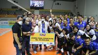Tim bola voli putri Bandung bjb Tandamata menjuarai final four Proliga 2022. (Bola.com/Erwin Snaz)