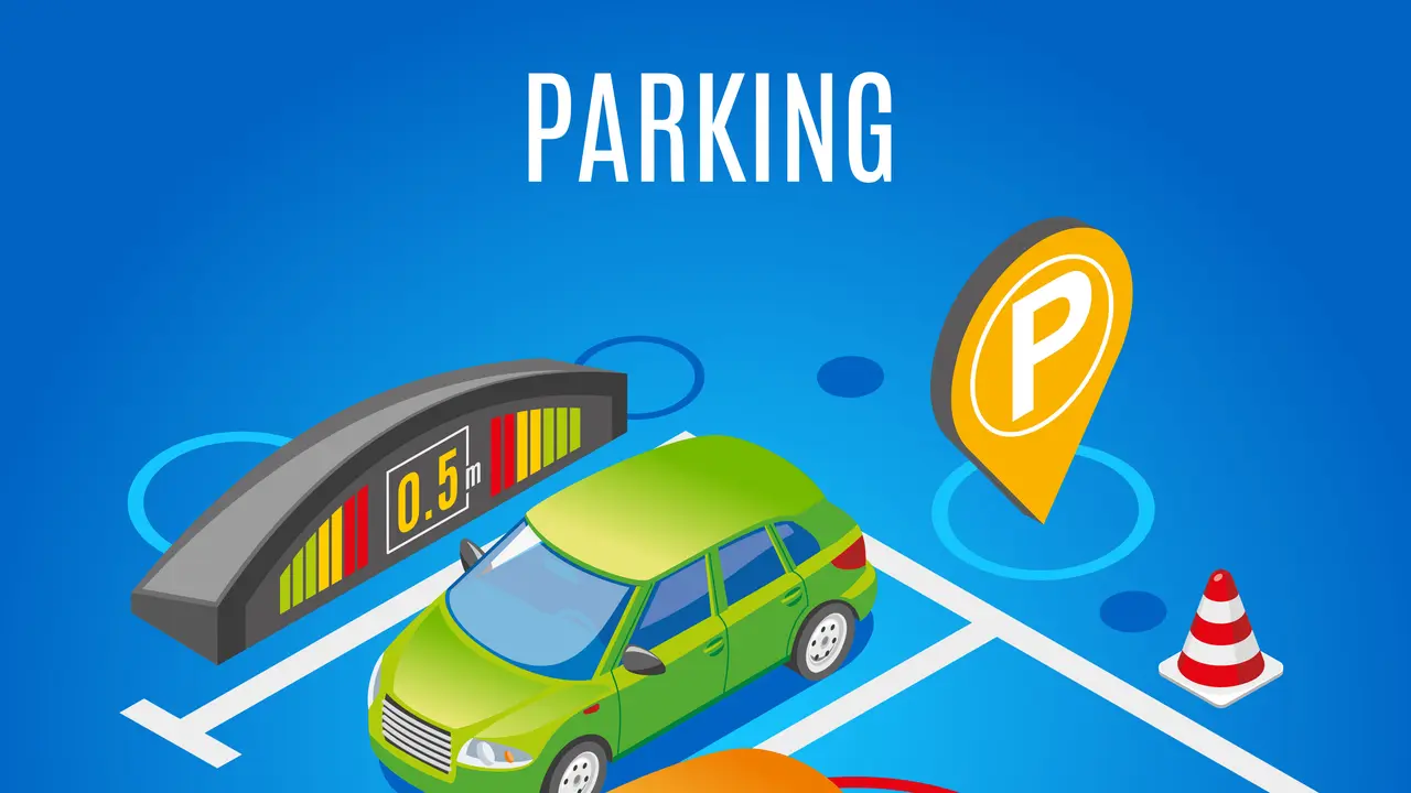 Ilustrasi parking meter. (Macrovector/Freepik)