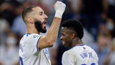 Real Madrid meraih hasil positif saat menjamu Celta Vigo pada pekan keempat La Liga di Stadion Santiago Bernabeu, Senin (13/9/2021). (Foto:AP/Manu Fernandez)