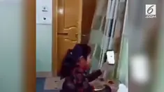 Belajar merupakan sebuah kewajiban bagi seorang pelajar. Sayangnya, tidak semua orang bisa mendapat fokus maksimal saat belajar seperti bocah ini.