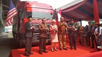 PT Multi Bintang Indonesia Tbk melakukan ekspor perdana ke Amerika Serikat (AS), Senin (13/8/2018). Wilfridus Setu Embu/Merdeka.com)