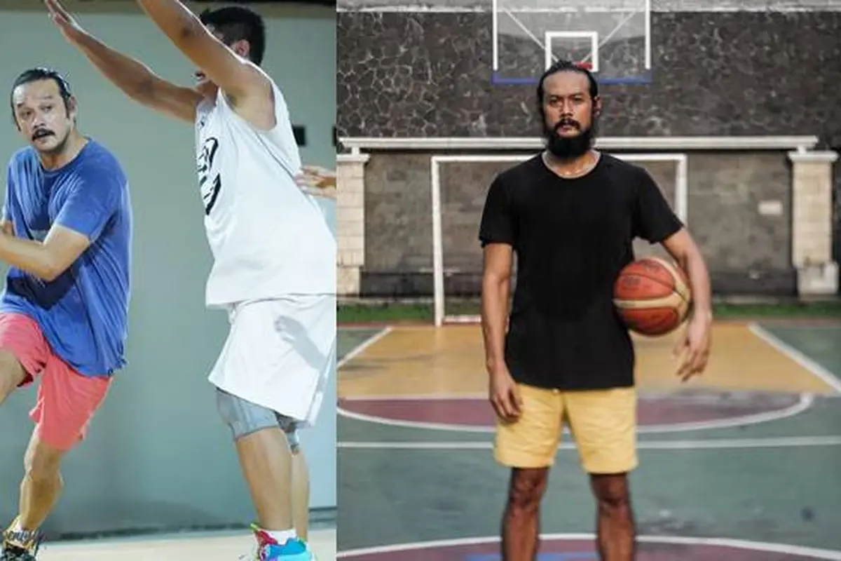 Punya Hobi Basket, Ini 7 Gaya Dwi Sasono Saat Main di Lapangan