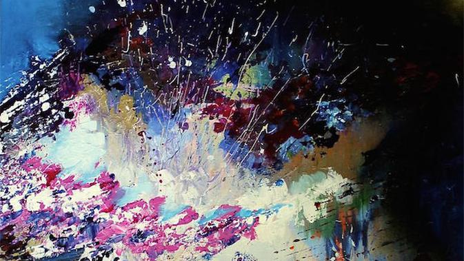  Lukisan  Abstrak Super Epik dan Luar Biasa Mengagumkan 