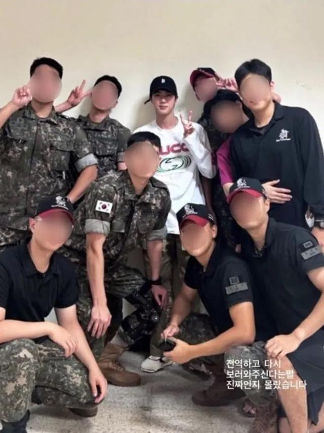 JIn BTS. (via SBS Star News)