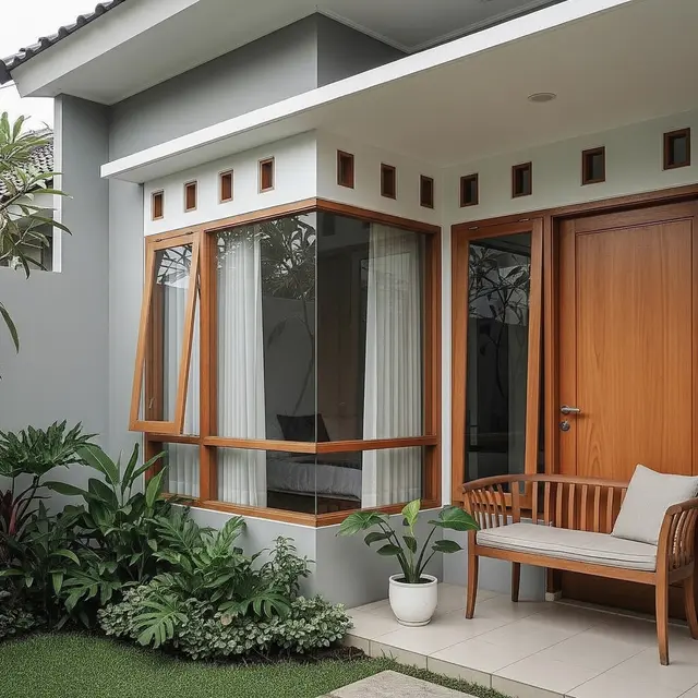 Desain Rumah dengan Jendela Jungkit