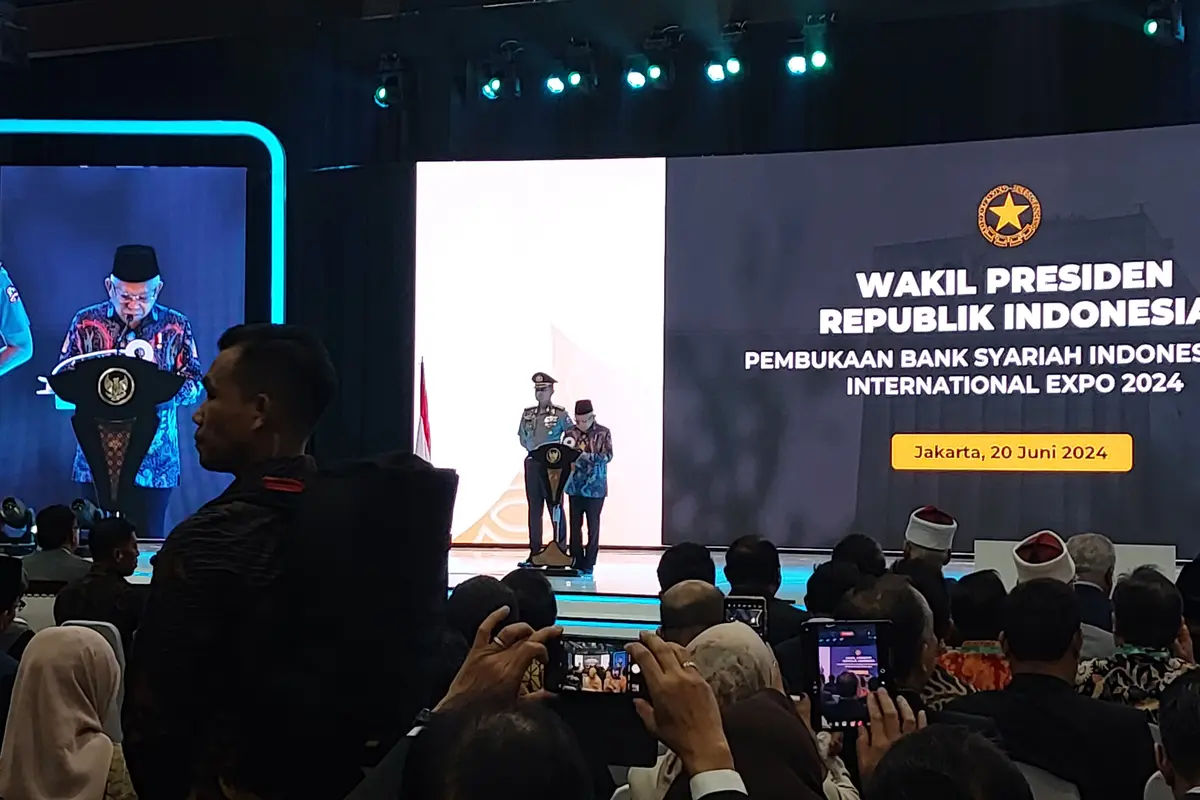 Wakil Presiden Republik Indonesia (RI) Ma'ruf Amin resmi membuka gelaran BSI International Expo 2024. (Foto: Liputan6.com/Arief RH)