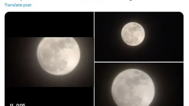 7 Potret Cantiknya Fenomena Blue Moon Bidikan Warganet