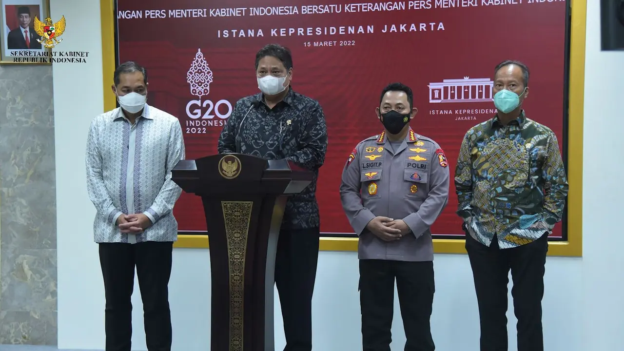 Menteri Koordinator Bidang Perekonomian Airlangga Hartarto