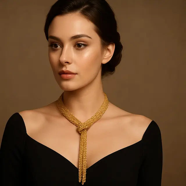 Model Kalung Lariat yang Cocok untuk Pesta