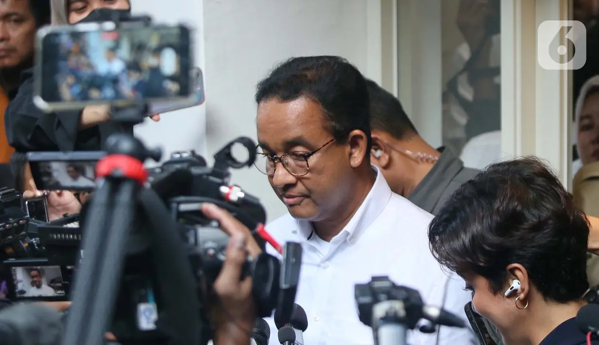 Data hitung cepat sementara di beberapa lembaga menunjukkan sementara Prabowo Subianto unggul dalam perolehan jumlah suara Pilpres 2024. (Liputan6.com/Angga Yuniar)