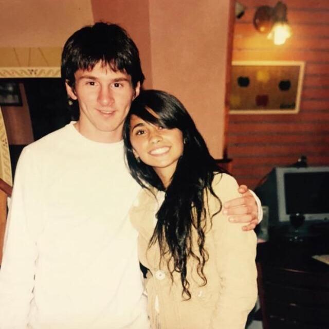 Lionel Messi dan Antonela Roccuzzo. (Instagram/ antonelaroccuzzo)