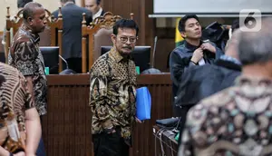 Pada kasus ini, Syahrul Yasin Limpo diduga melakukan pemerasan dan gratifikasi bersama Muhammad Hatta dan Kasdi Subagyono. (Liputan6.com/Angga Yuniar)
