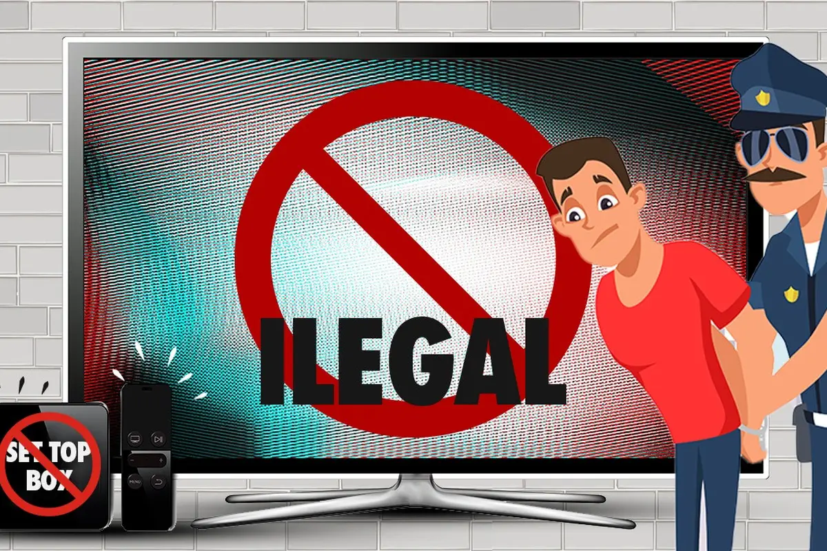 Ilustrasi penjual Android Box ilegal