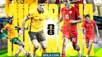 Kualifikasi Piala Dunia 2026 - Australia Vs Timnas Indonesia - Duel Lini Depan (Bola.com/Adreanus Titus)