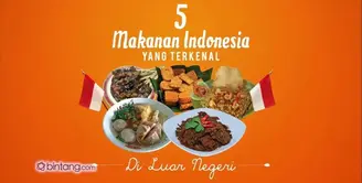 5 Makanan Indonesia yang Mendunia.