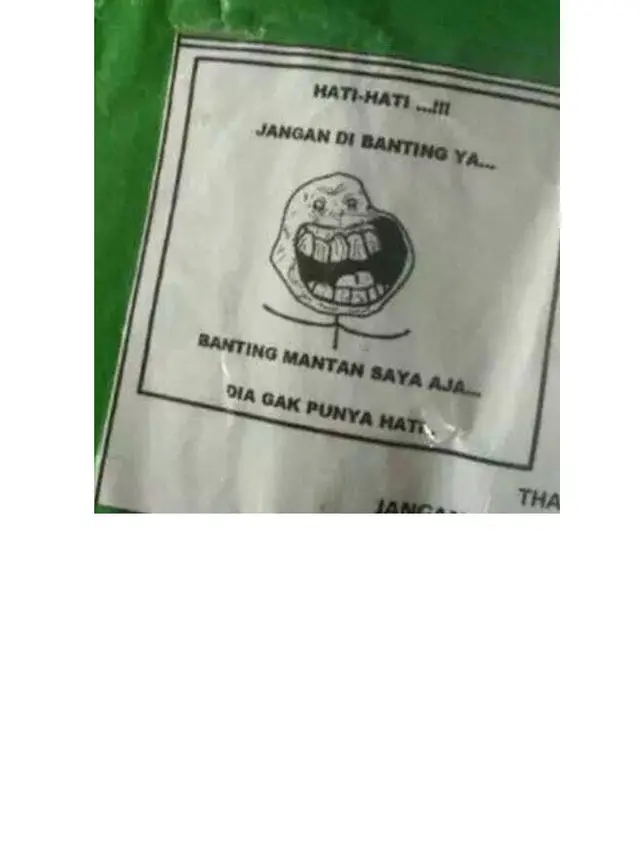 8 Imbauan Tulisan Paket Jangan Dibanting Ini Bikin Geleng Kepala