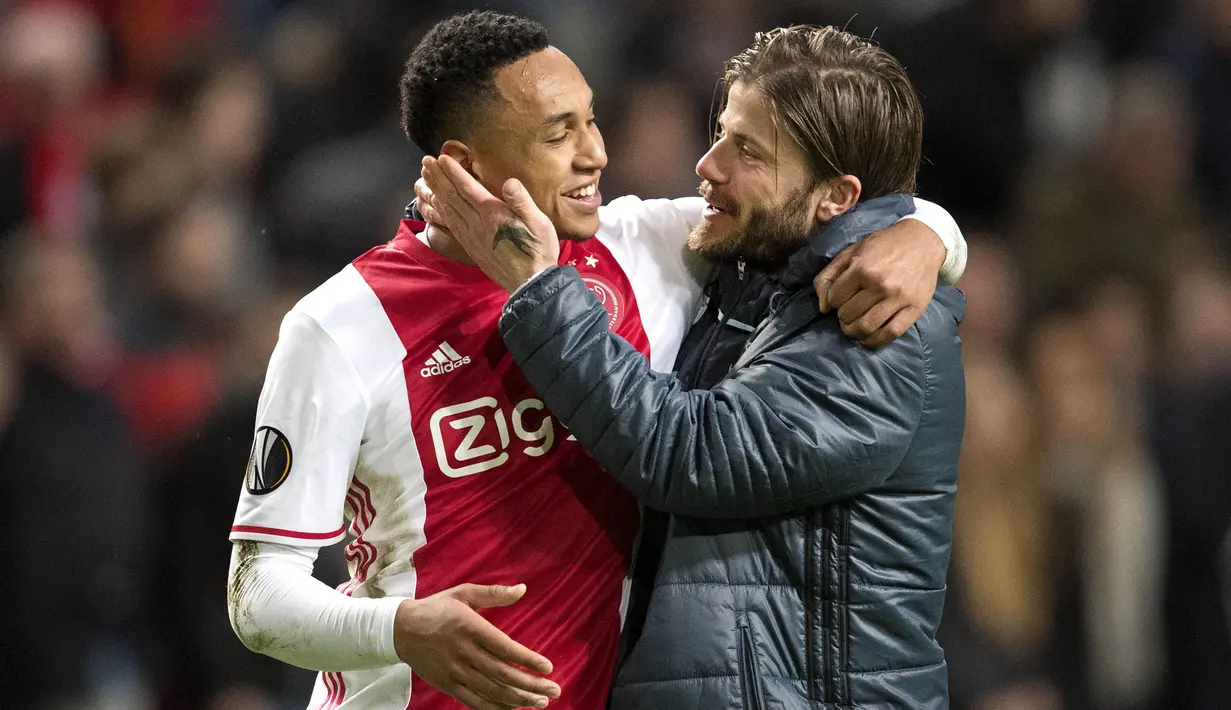 3. Kenny Tete (Lyon) – Gaya bermain bek sayap berusia 21 tahun ini sering disebut mirip dengan Giovanni van Bronckhorst. Meski muda, pemain hasil binaan Ajax Amsterdam ini sudah enam kali dipanggil Danny Blind ke Timnas Belanda. (AFP/Olaf Kraak)