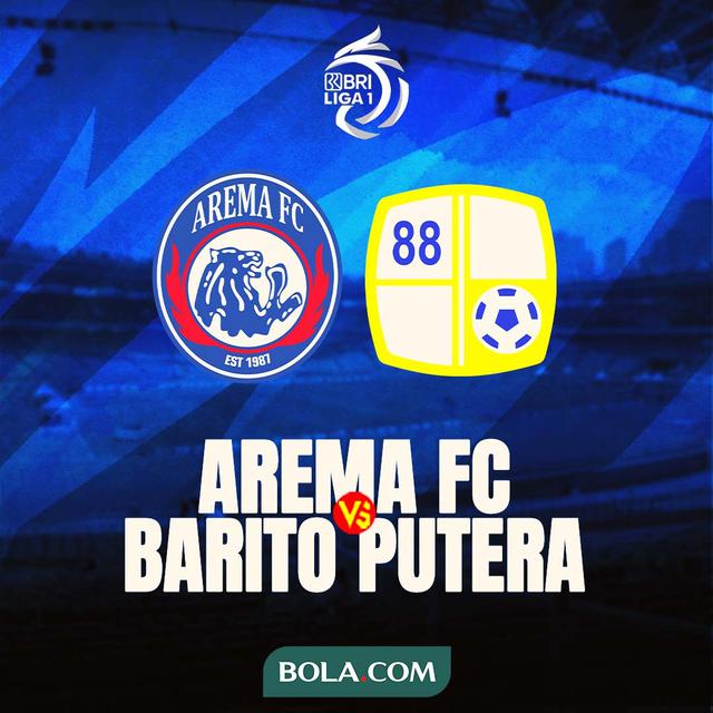 BRI Liga 1 - Arema FC Vs Barito Putera