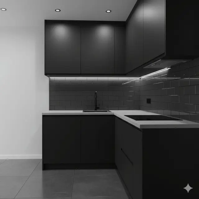 Dapur Kecil Ukuran 1x1 Sederhana. Gemini