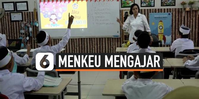 VIDEO: Ketika Sri Mulyani Kenalkan Pajak ke Siswa SD