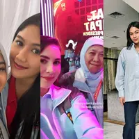 Selain paslon, penampilan para pendukungnya pun mencuri perhatian selama debat keempat berlangsung. Ada Erina Gudono, Aurel Hermansyah hingga Aziza Salsha. Seperti apa penampilan mereka? [@erinagudono @arumibachsin_94 @azizasalsha_]